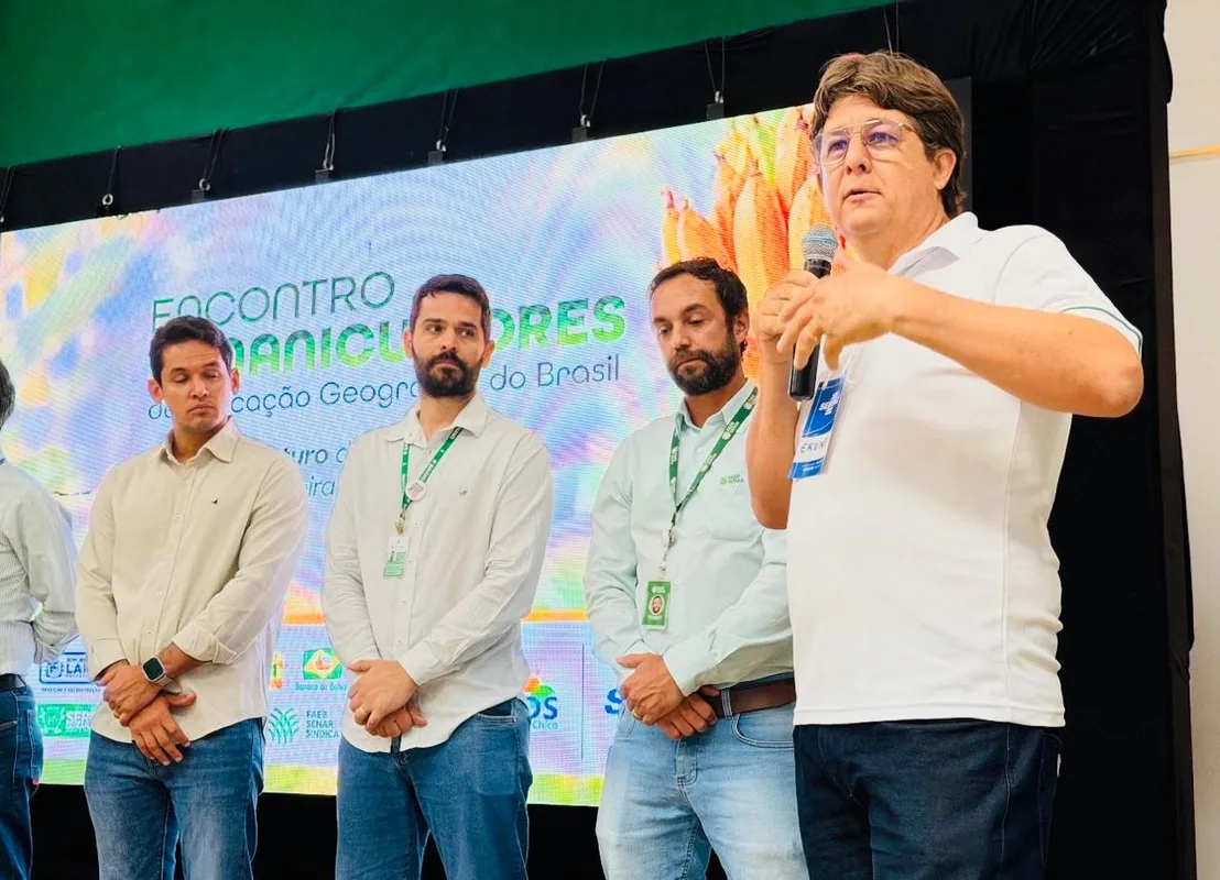 Presidente do Sindicato dos Produtores Rurais destaca importância da Indicação Geográfica da banana e da valorização dos produtores durante encontro nacional em Bom Jesus da Lapa